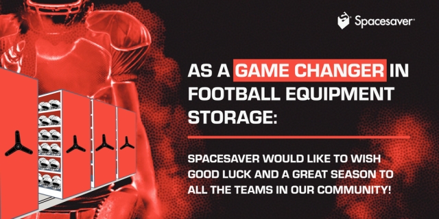 As a Game Changer in Football Equipment Storage, Spacesaver