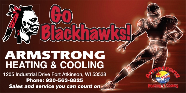 Go Blackhawks, Armstrong Heating & Cooling