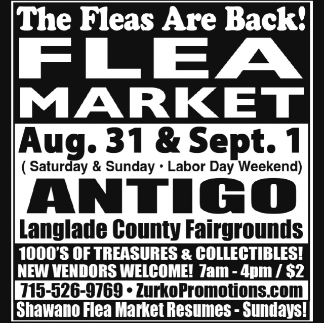 The Fleas Market Are Back!, Flea Market (August 31 & September 1, 2024)