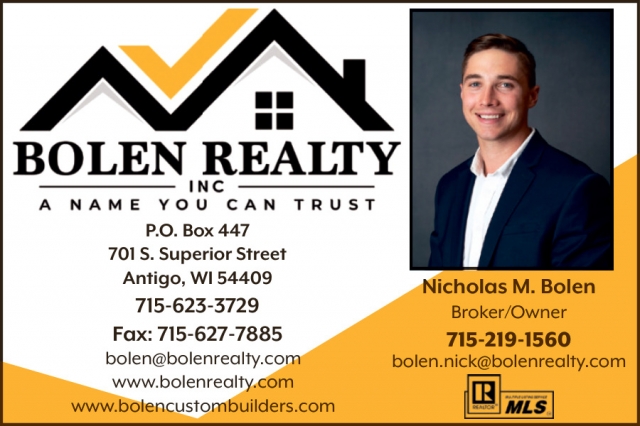 A Name You Can Trust, Bolen Realty, Antigo, WI