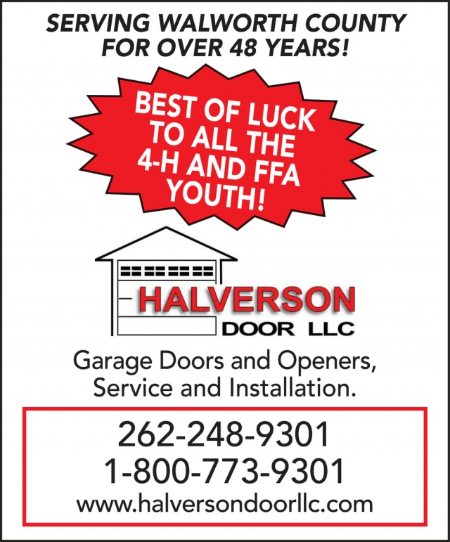 Garage Doors And Openers, Halverson Door, LLC