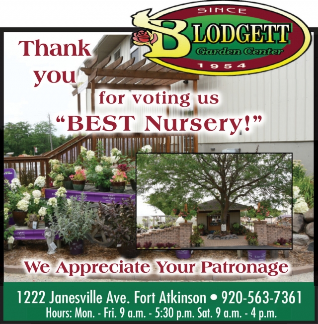 Best Nursery, Blodgett Pet & Garden Center, Fort Atkinson, WI