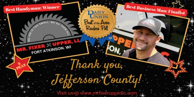 Best Handyman, Mr. Fixer Upper, LLC, Fort Atkinson, WI