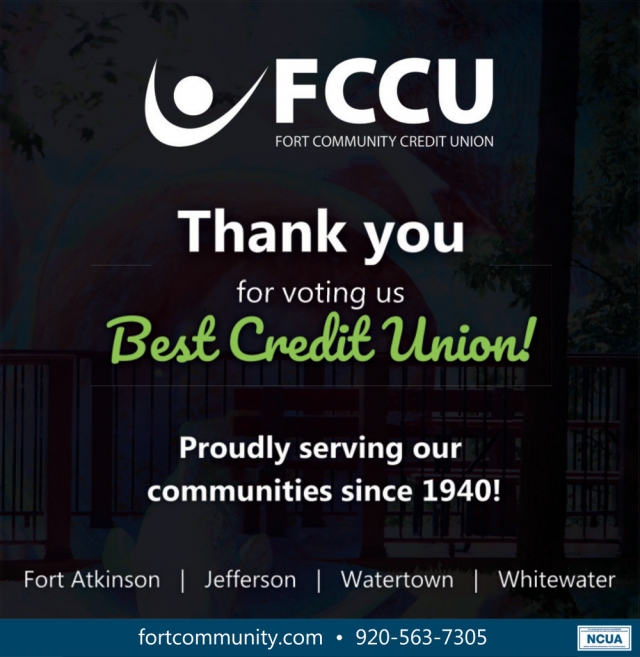 Best Credit Union, Fort Community Credit Union, Fort Atkinson, WI