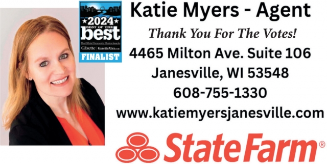 State Farm: Katie Myers, State Farm: Katie Myers, Janesville, WI