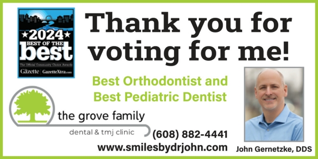 Best Orthodontic and Best Pediatric Dentist, Grove Family Dental & TMJ Clinic, Evansville, WI