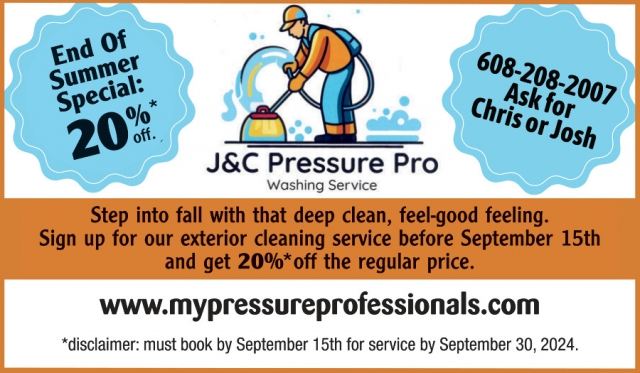 Washing Service, J&C Pressure Pro, Middleton, WI