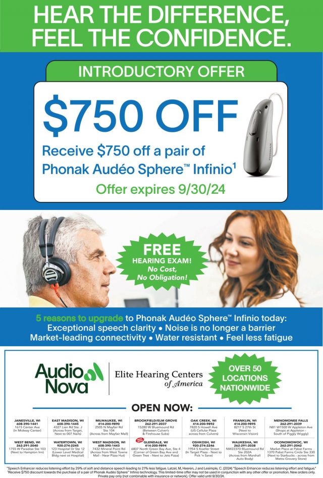 Hear the Difference, Elite Hearing Centers of America, Waukesha, WI