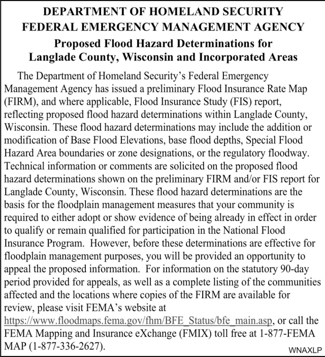 Department of Homeland Security, Federal Emergency Management Agency