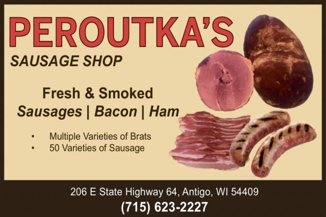 Sausage Shop, Peroutka's, Antigo, WI