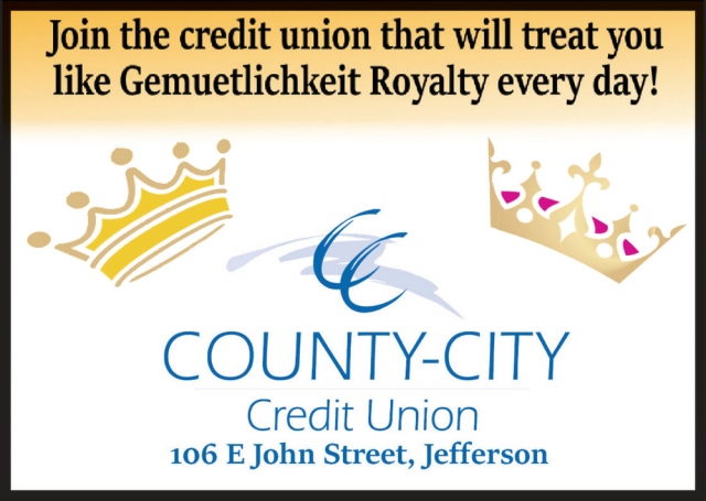 Credit Union, County-City Credit Union, Jefferson, WI