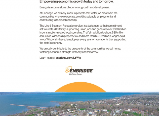 Empowering Economic Growth Today and Tomorrow., Enbridge