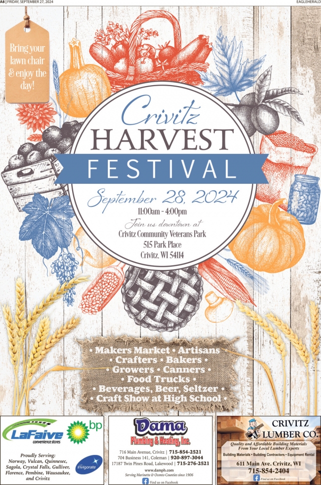 Harvest Festival, Crivitz Harvest Festival (September 28, 2024)