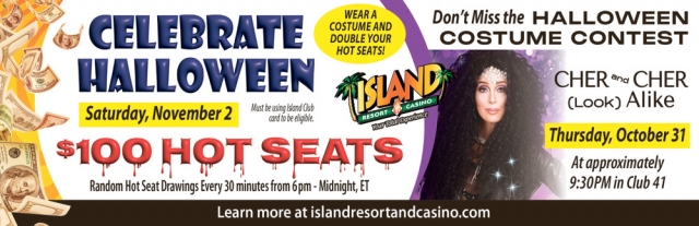 $100 Hot Seats, Island Resort & Casino, Harris, MI