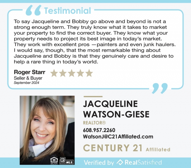 Realtor, Jacqueline Watson-Giese - Century 21 Affiliated