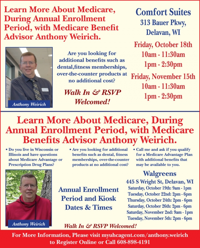 Learn About Medicare, United Healthcare - Anthony Weirich, WI