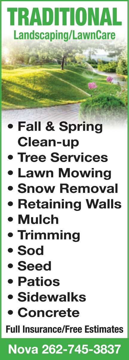 Fall & Spring Clean-Up, Traditional Landscaping/LawnCare, West Bend, WI