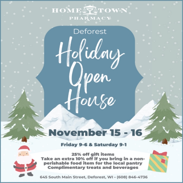 Holiday Open House, Hometown Pharmacy, Saint Germain, WI