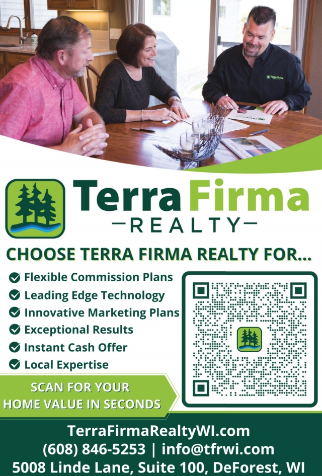 Flexible Commission Plans, Terra Firma Realty, Inc., Deforest, WI