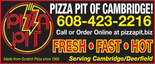 Fresh - Fast - Hot Pizza, Pizza Pit of Lake Mills, Lake Mills, WI