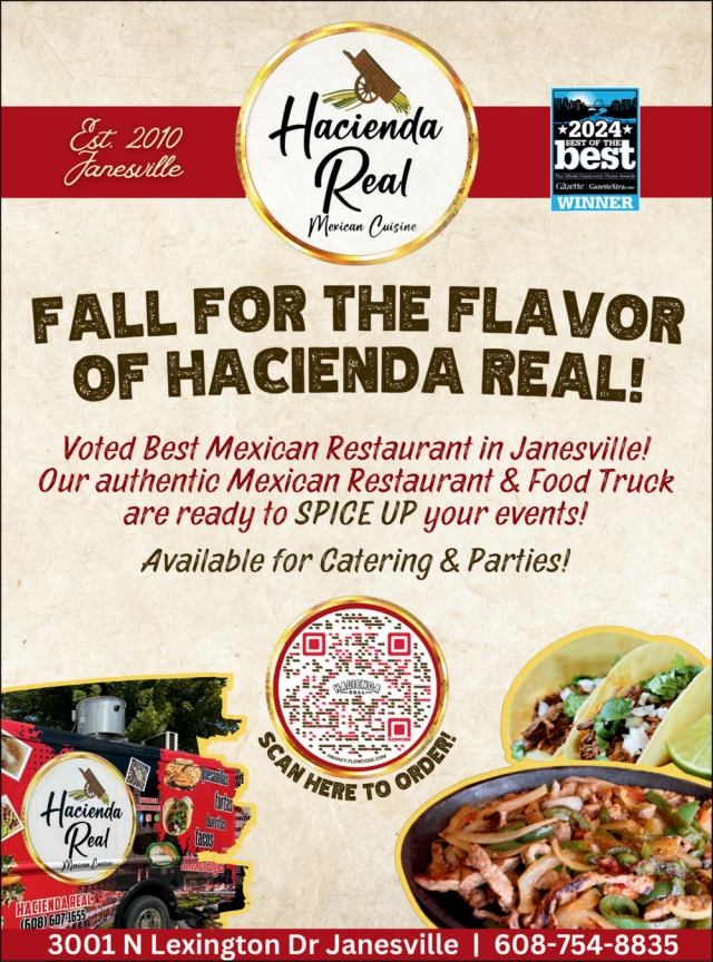 Fall for The Flavor of Hacienda Real!, Hacienda Real Mexican Restaurant, Janesville, WI