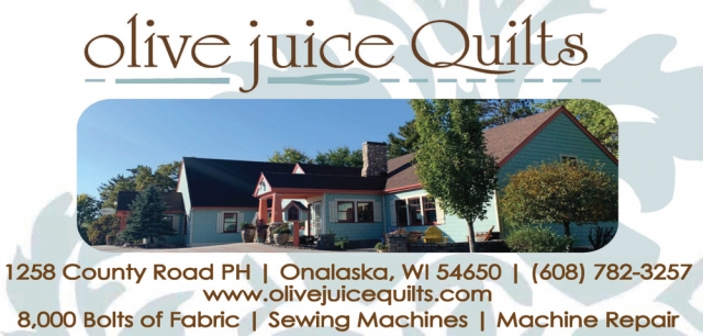 Sewing Machines, Olive Juice Quilts, Onalaska, WI