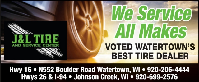 Tire Service, J & L Tire & Service Center, Watertown, WI