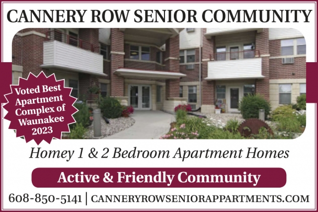 Active & Friendly Community, Cannery Row Senior Community, Waunakee, WI