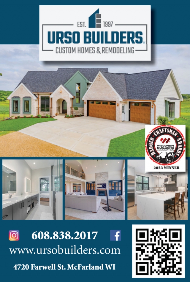 Custom Homes & Remodeling, Urso Bros. LLC, Mc Farland, WI