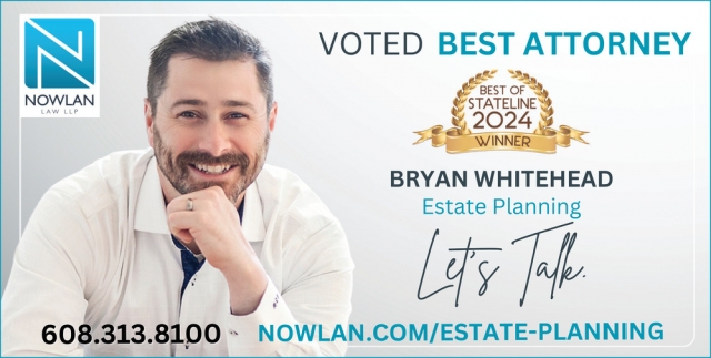 Voted Best Attorney, Nowlan Law LLP, Janesville, WI