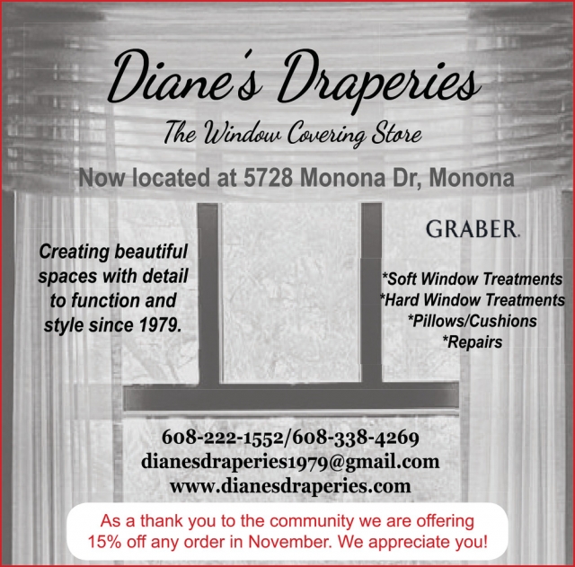 The Window Covering Store, Diane's Draperies