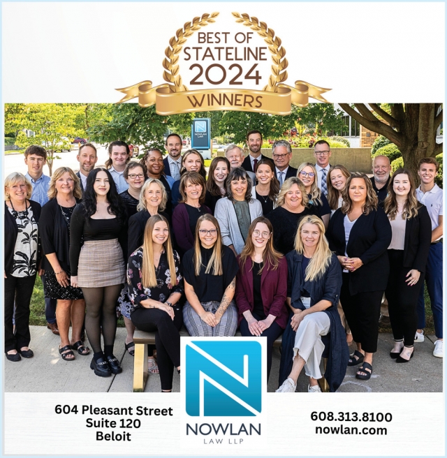 Best of Stateline 2024 Winners, Nowlan Law LLP, Janesville, WI