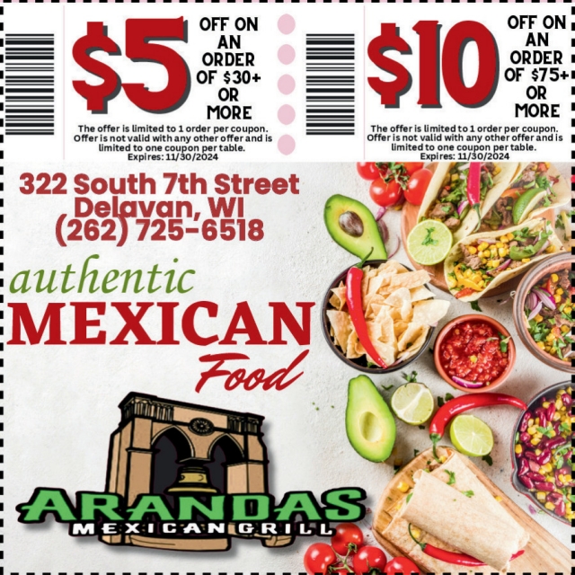 Authentic Mexican Food , Arandas Mexican Grill, Delavan, WI