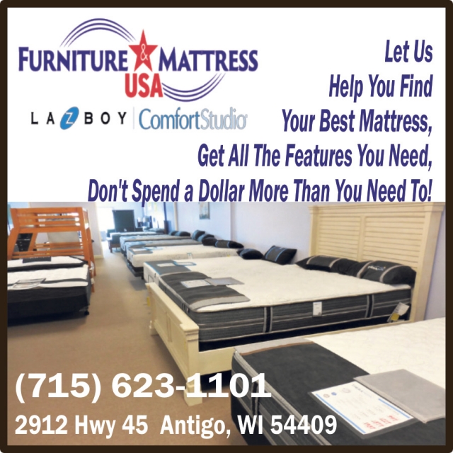 Let Us Help You Find Your Best Mattress, Furniture & Mattress USA, Antigo, WI