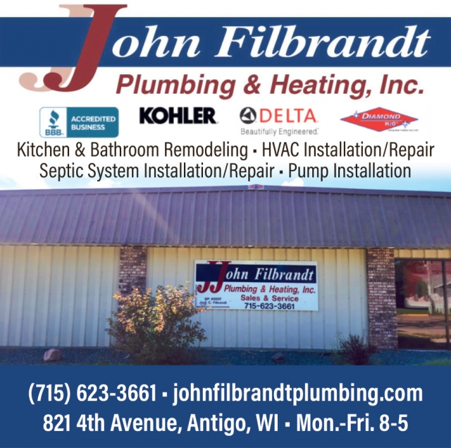 Kitchen & Bathroom Remodeling, John Filbrandt Plumbing & Heating, Inc., Antigo, WI