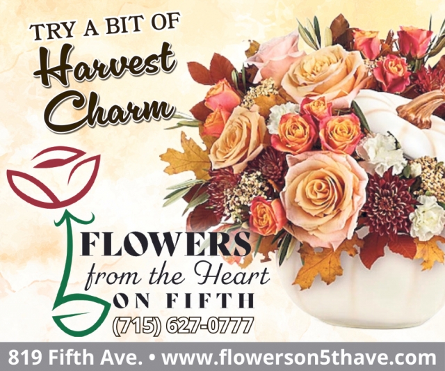 Try a Bit of Harvest Charm, Flowers From the Heart of Fifth, Antigo, WI