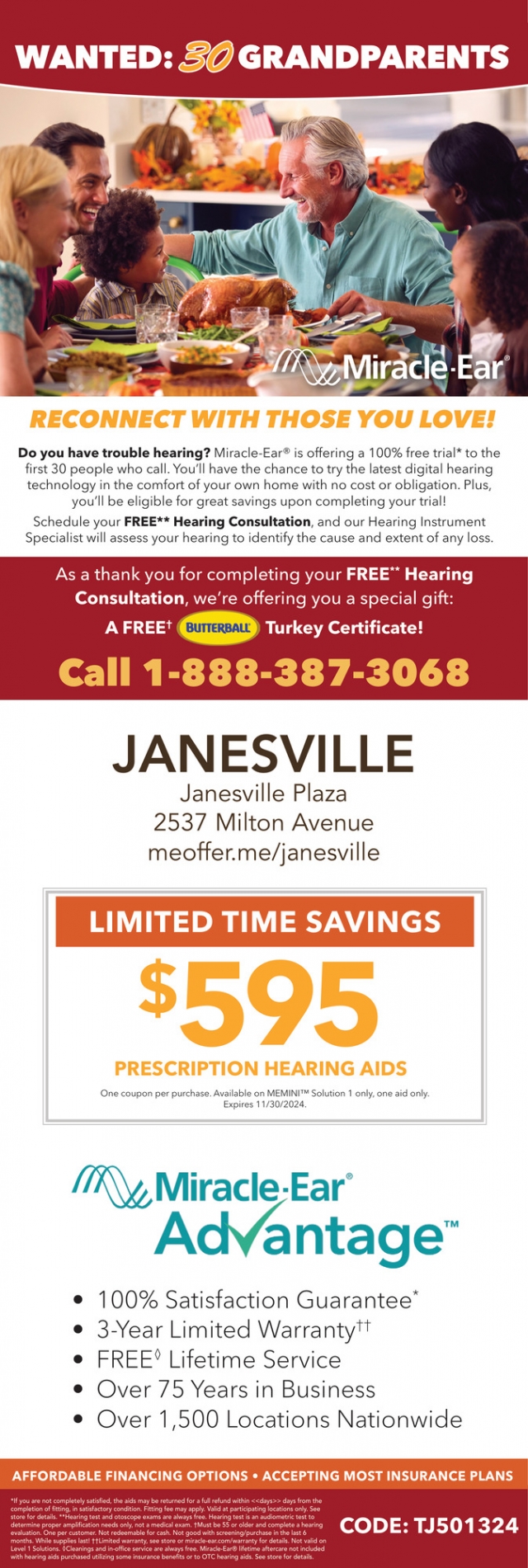 Reconnect with Those You Love!, Miracle Ear - Janesville, Janesville, WI