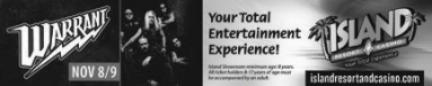 Your Total Entertainment Experience!, Island Resort & Casino, Harris, MI