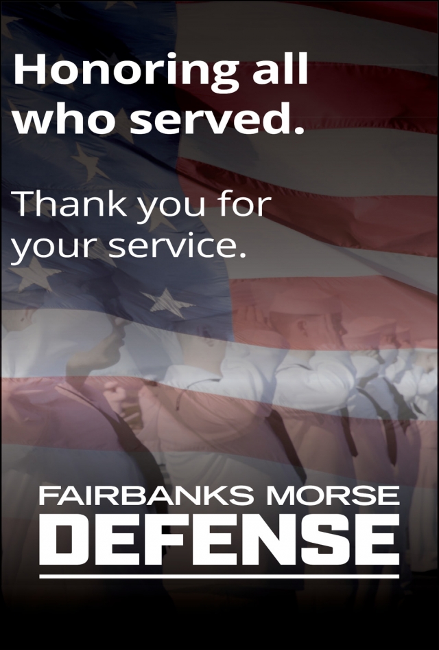 Honoring All Who Served, Fairbanks-Morse, Beloit, WI