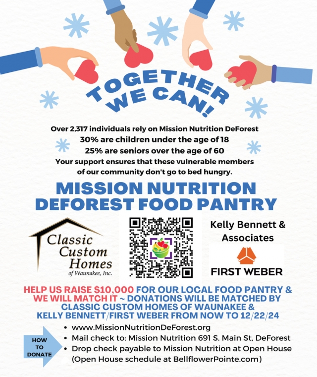 Together We Can!, Mission Nutrition Deforest Food Pantry