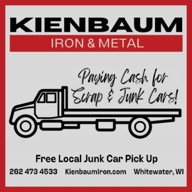 Free Local Junk Car Pick Up, Kienbaum Iron & Metal Inc., Whitewater, WI