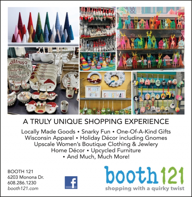 A Truly Shopping Experience, Booth 121, Monona, WI