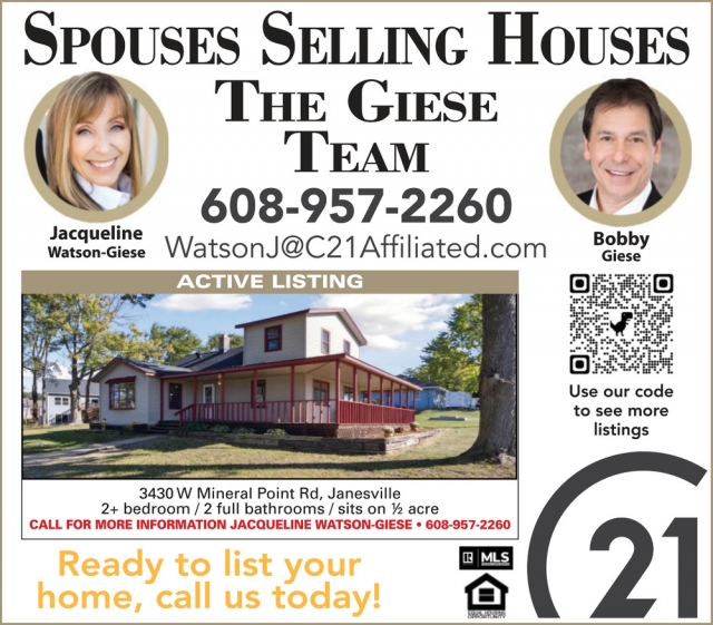 Spouses Selling Houses, Giese Team - Century 21 Affiliated