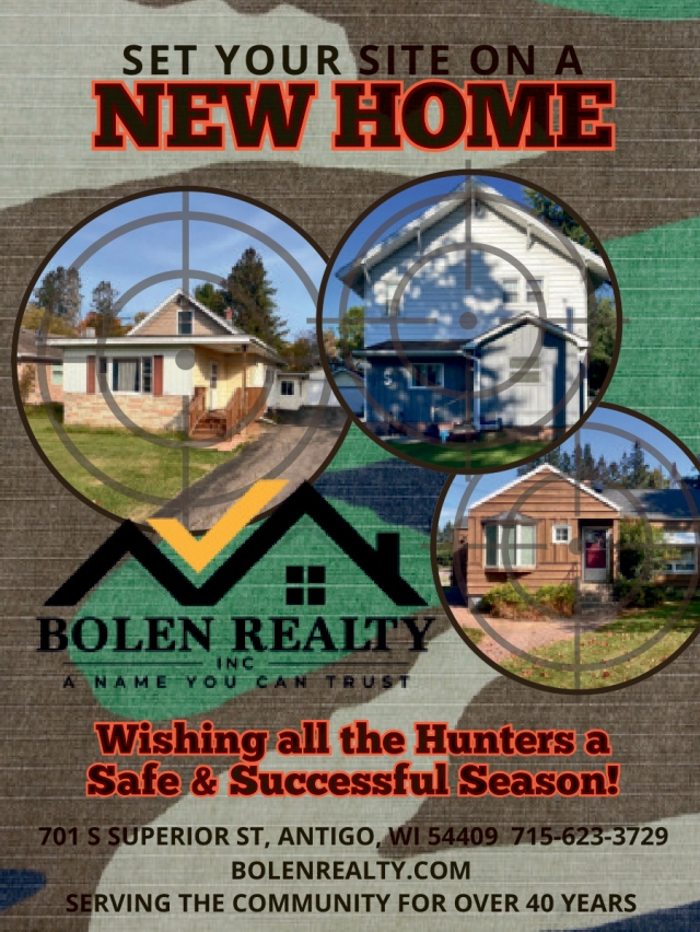 Set Your Site on A New Home, Bolen Realty, Antigo, WI