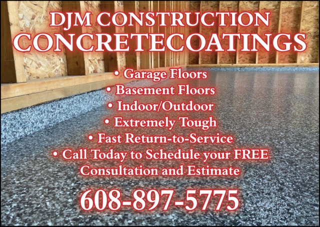 Concrete Coatings, DJM Construction