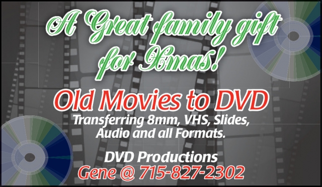 Transfering 8mm, VHS, Slides, Audio and All Formats, DVD Productions