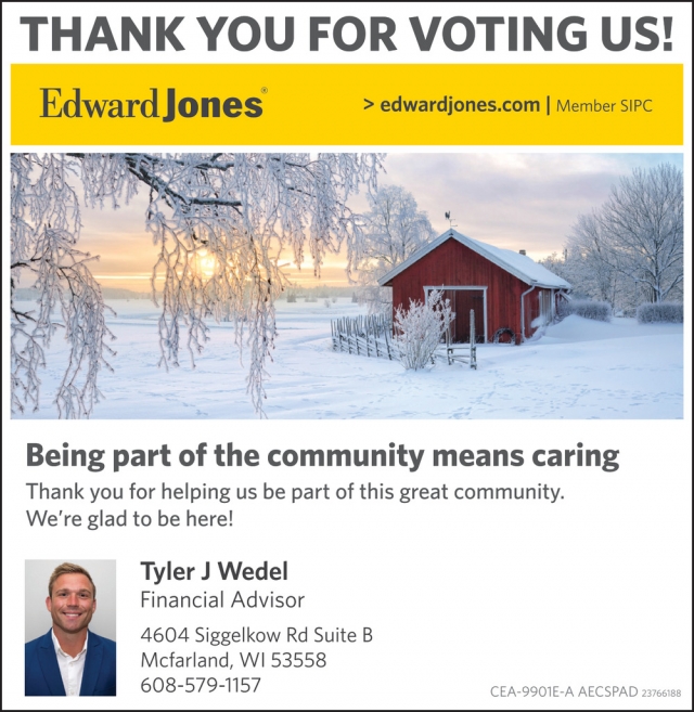 Financial Advisor, Tyler J Wedel - Edward Jones