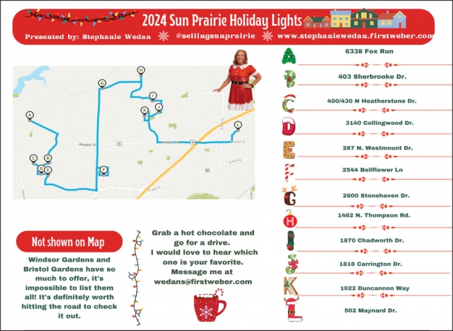 2024 Sun Prairie Holiday Lights, First Weber, Inc - Stephanie Wedan, Sun Prairie, WI