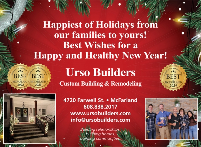 Custom Homes & Remodeling, Urso Bros. LLC, Mc Farland, WI