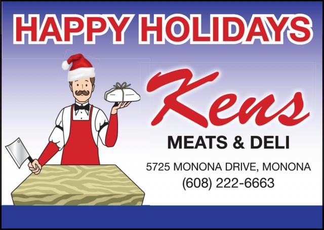 Happy Holidays, Ken's Meat & Deli, Madison, WI